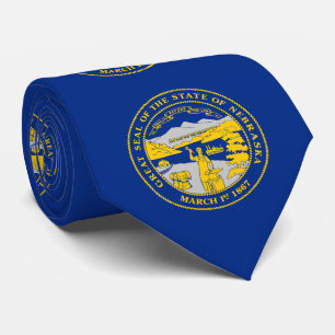Nebraska Staatsflagge Krawatte