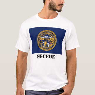 Nebraska-Staatsflagge, SECEDE T-Shirt