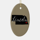 Nebraska-Stadt Keramikornament (Rechts)