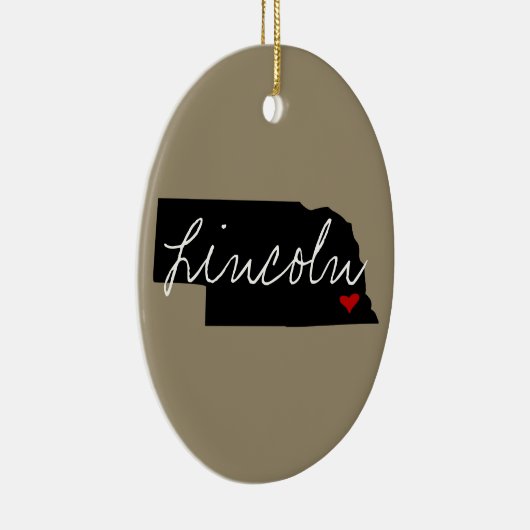 Nebraska-Stadt Keramikornament (Rechts)