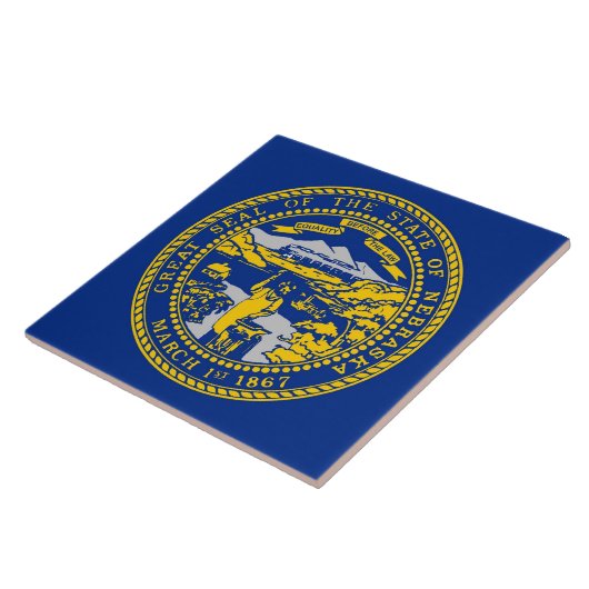 Nebraska State Flag Tile Fliese (Seite)