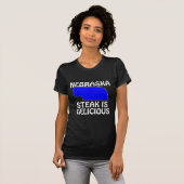 Nebraska - Steak ist köstlich T-Shirt (Vorne ganz)