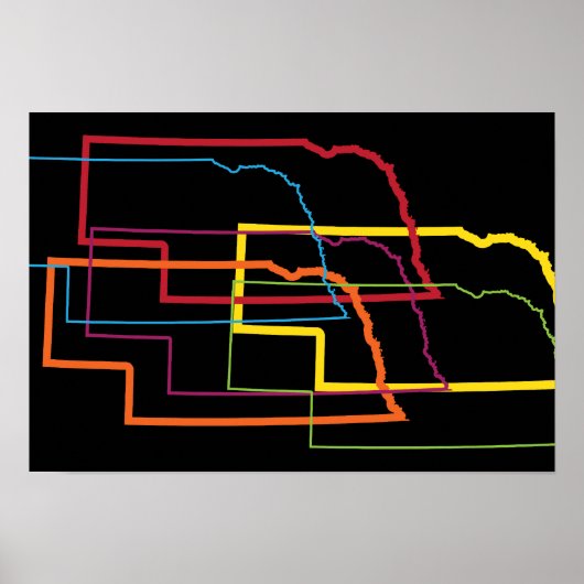 Nebraska-Stolz Poster (Vorne)