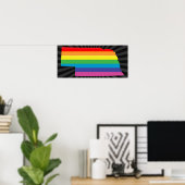 nebraska Stolz. Poster (Heimbüro)