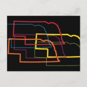 Nebraska-Stolz Postkarte (Vorderseite)