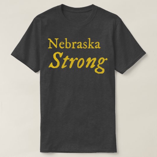 Nebraska Strong T-Shirt (Design vorne)