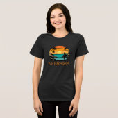 Nebraska: Surferparadies Tri-Blend Shirt (Vorderseite voll)