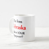 Nebraska-Tasse Kaffeetasse (Vorderseite Links)