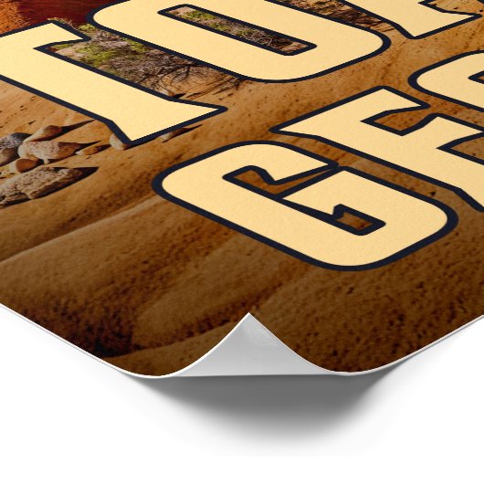Nebraska Toadstool Geologic Park V02 Poster (Ecke)