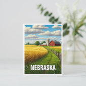 Nebraska Travel Postkarte (Stehend Vorderseite)