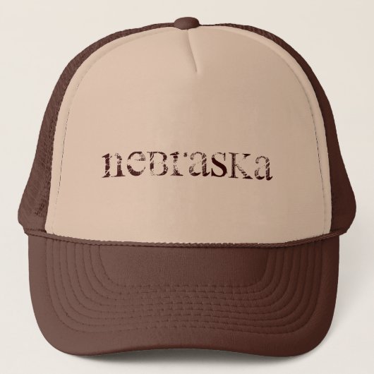 Nebraska Truckerkappe (Vorderseite)