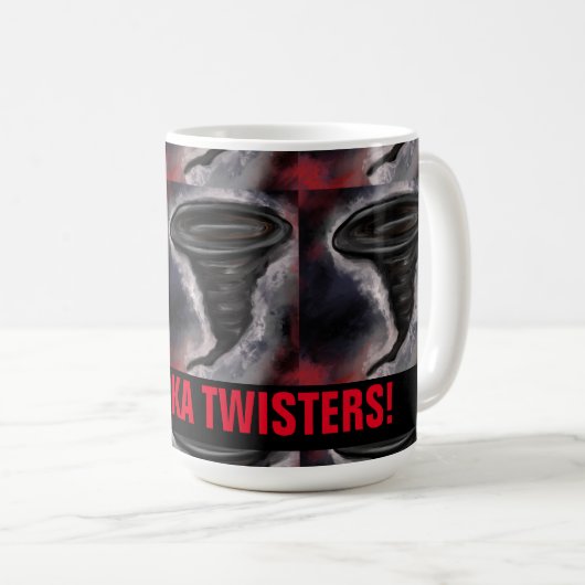 NEBRASKA TWISTER KAFFEETASSE (VorderseiteRechts)