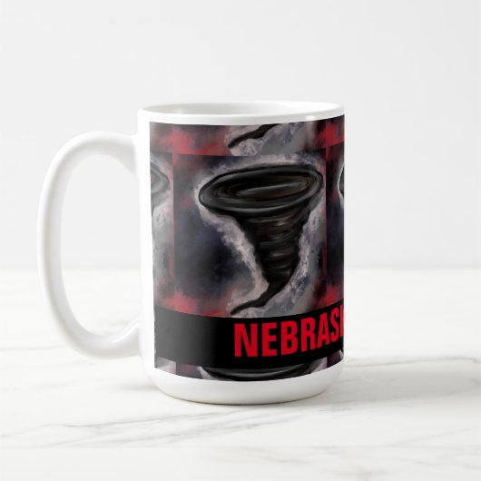 NEBRASKA TWISTER KAFFEETASSE (Links)