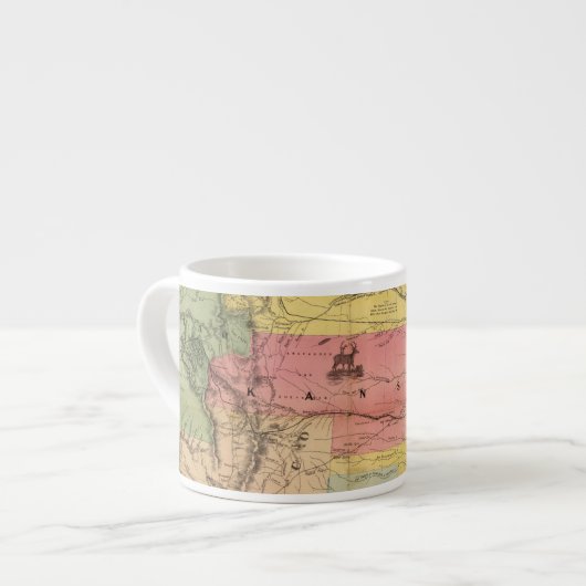 Nebraska und Kansas 2 Espressotasse (Vorderseite Links)