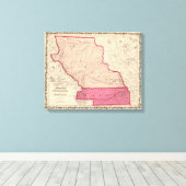Nebraska und Kansas 2 Leinwanddruck (Insitu (Holzboden))