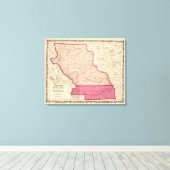 Nebraska und Kansas 2 Leinwanddruck (Insitu (Holzboden))