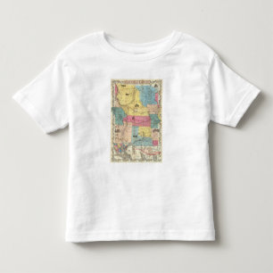 Nebraska und Kansas 3 Kleinkind T-shirt