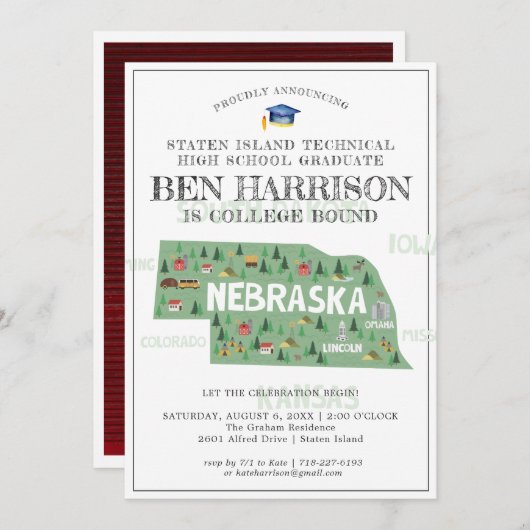Nebraska | Uni Bound Graduation Party (Vorne/Hinten)