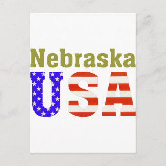 Nebraska USA! Postkarte