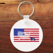 Nebraska, USA Schlüsselanhänger (Vorderseite)