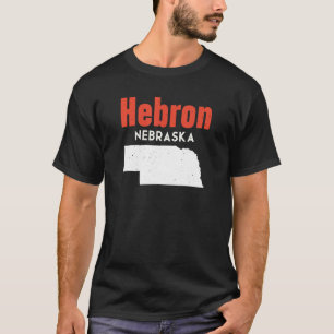 Nebraska Usa Staat America Travel Nebraskan Hebron T-Shirt
