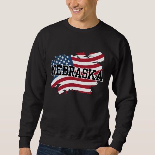 Nebraska USA Sweatshirt (Vorderseite)