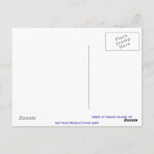 NEBRASKA VIEWS POSTKARTE (Rückseite)