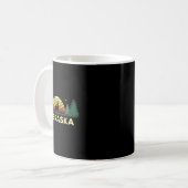 Nebraska Vintag Hirschjagd Sunset Souvenir Kaffeetasse (Vorderseite Links)