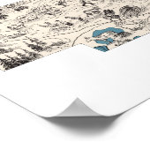 Nebraska Vintage Bildkarte Poster (Ecke)