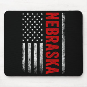 Nebraska Vintage US-amerikanische Flagge Retro für Mousepad
