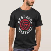 Nebraska Volleyball-T-Shirts T-Shirt (Vorderseite)