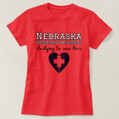 Nebraska Wesleyan University - Medizinstudium T-Shirt (Design vorne)