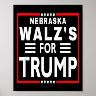 Nebraska Wheimers für Trump Poster