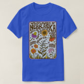 Nebraska-Wildblumen T-Shirt (Design vorne)