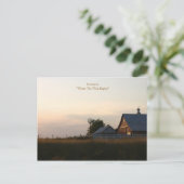 Nebraska"Wo der Westen beginnt" Postkarte (Stehend Vorderseite)