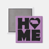 Nebraska Zuhause Heart Staat Kühlschrankmagnet (Vorderseite/Rückseite)