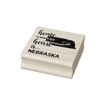 Nebraska Zuhause ist der Herzpunkt