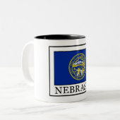 Nebraska Zweifarbige Tasse (Vorderseite Links)