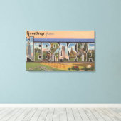 NebraskaGroße BuchstabenszenenNebraska Leinwanddruck (Insitu (Holzboden))