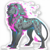 Nébrix, León del Inframundo Luminoso Aufkleber (Vorderseite)