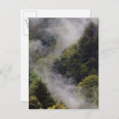 Nebst dem Frühlingsregen aus dem Berg aufragend, Postkarte (Vorne/Hinten)