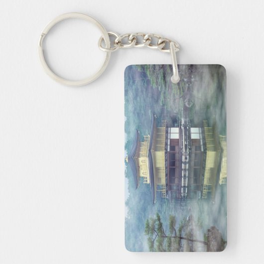 Nebst dem Goldenen Pavillon im Kinkakuji-Tempel - Schlüsselanhänger (Vorderseite)