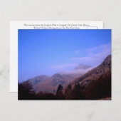 Nebst den Pikes der Langdale Postkarte (Vorne/Hinten)