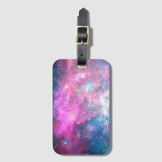 *~* Nebual Galaxie-himmlischer Weltraum Gepäckanhänger (Vorderseite Vertikal)