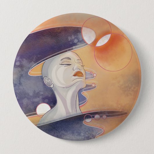 Nebula Attack und galaktische Perlenkette Button (Vorderseite)