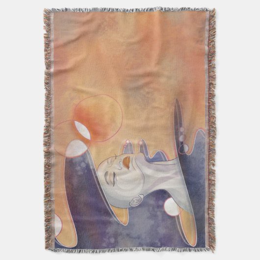 Nebula Attack und galaktische Perlenkette Decke (Vorderseite Vertikal)