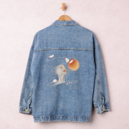 Nebula Attack und galaktische Perlenkette Jeansjacke