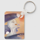 Nebula Attack und galaktische Perlenkette Schlüsselanhänger (Rückseite)