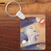 Nebula Attack und galaktische Perlenkette Schlüsselanhänger (Vorderseite)