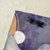 Nebula Attack und galaktische Perlenkette Strandtuch (Beispiel)